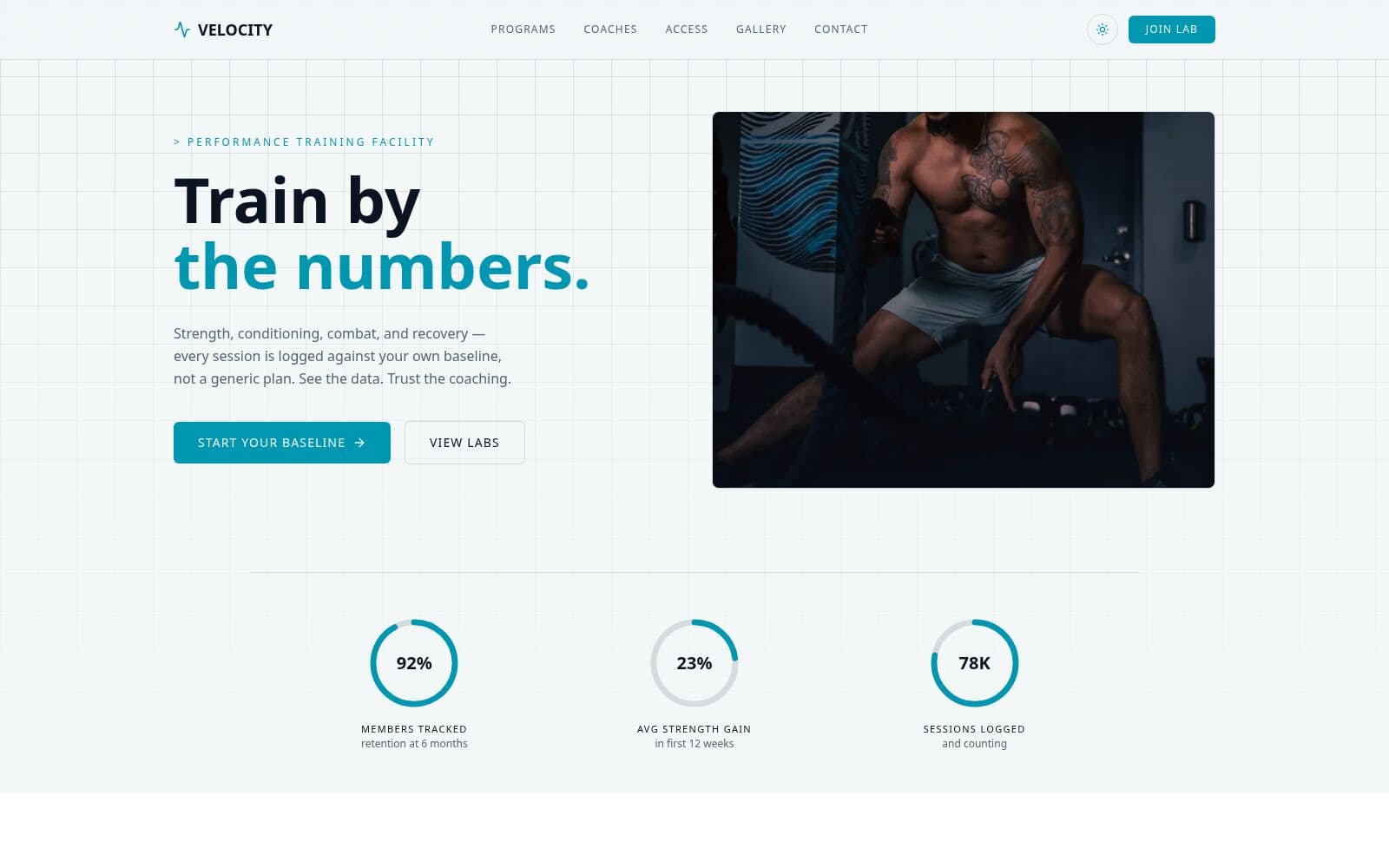 Velocity Performance Lab — screenshot 1