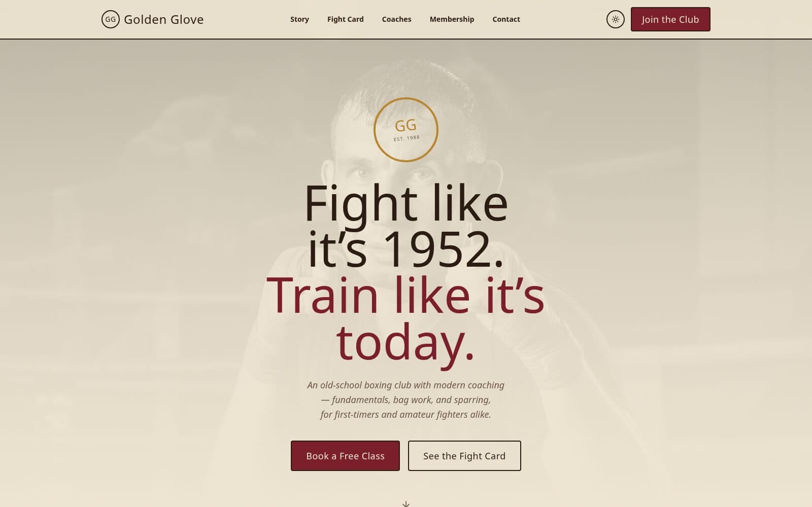 Golden Glove Boxing Club — screenshot 1
