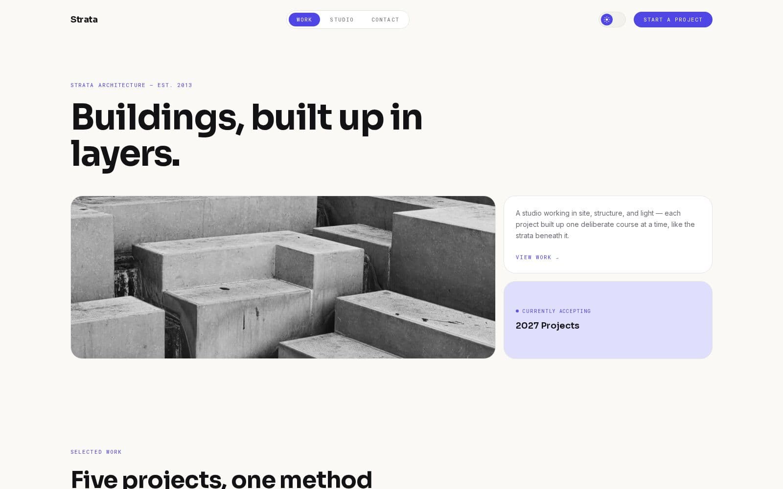 Strata Architecture — screenshot 1